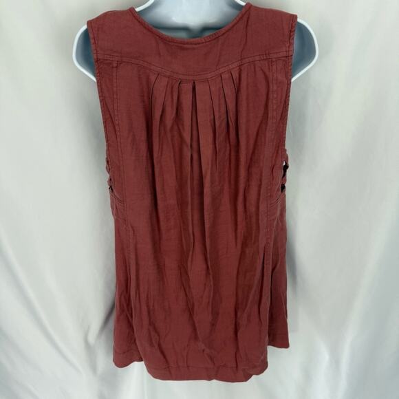 NWT Free People Moonshine Linen Dress Size Medium - Picture 8 of 12